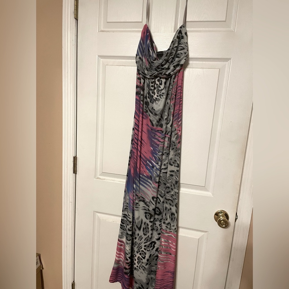 Venus tropical strapless dress size Small